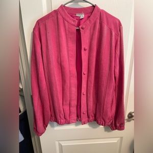 Pink Maus & Hoffman medium jacket button up